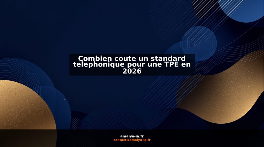 Cout standard telephonique TPE 2026