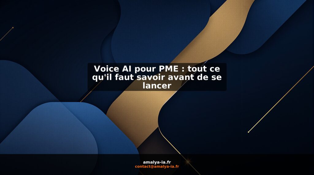 Voice AI pour PME : tout ce qu'il faut savoir avant de se lancer