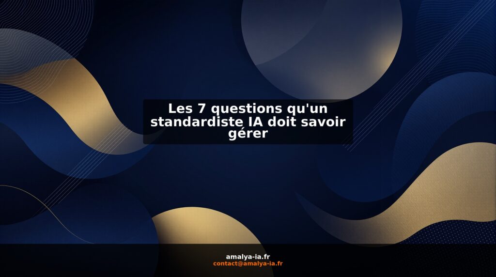 Les 7 questions qu'un standardiste IA doit savoir gérer