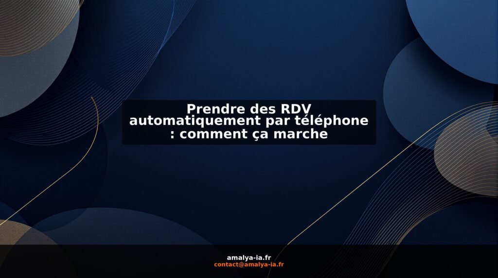 Prendre des RDV automatiquement par téléphone : comment ça marche