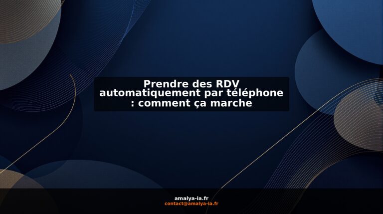 Prendre des RDV automatiquement par téléphone : comment ça marche