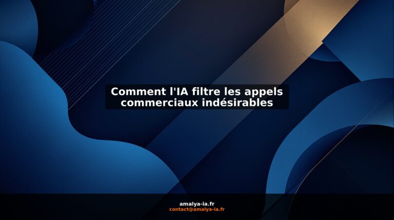 Comment l'IA filtre les appels commerciaux indésirables
