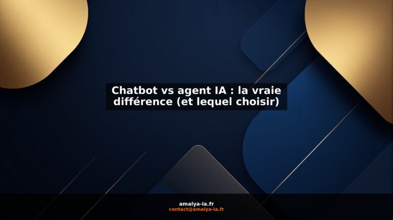 Chatbot vs agent IA : la vraie différence (et lequel choisir)