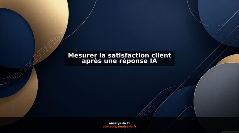 Mesurer la satisfaction client après une réponse IA