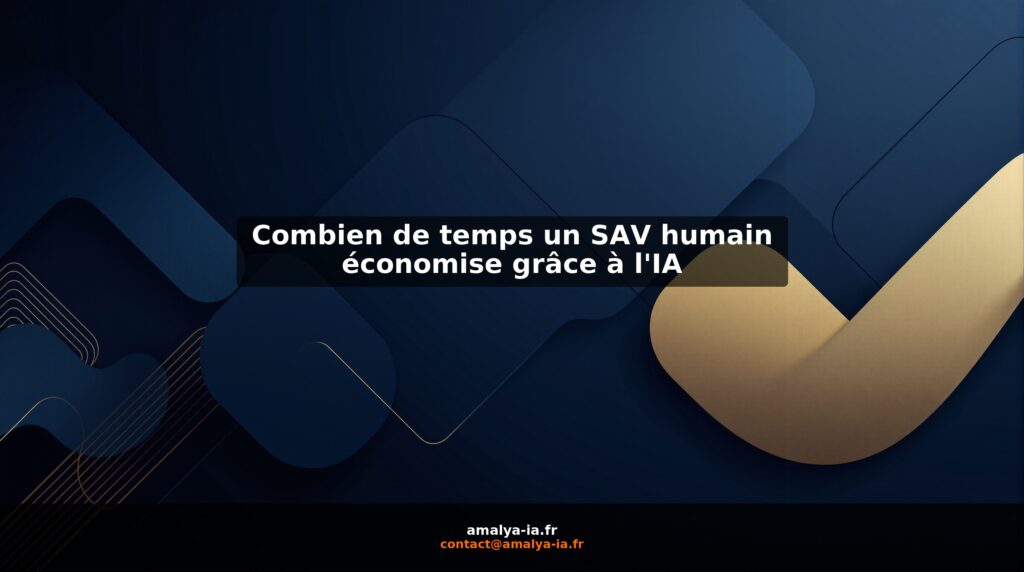 Combien de temps un SAV humain économise grâce à l'IA