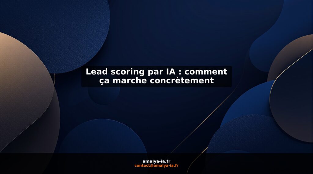 Lead scoring par IA : comment ça marche concrètement