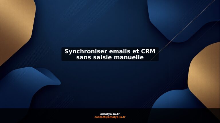 Synchroniser emails et CRM sans saisie manuelle