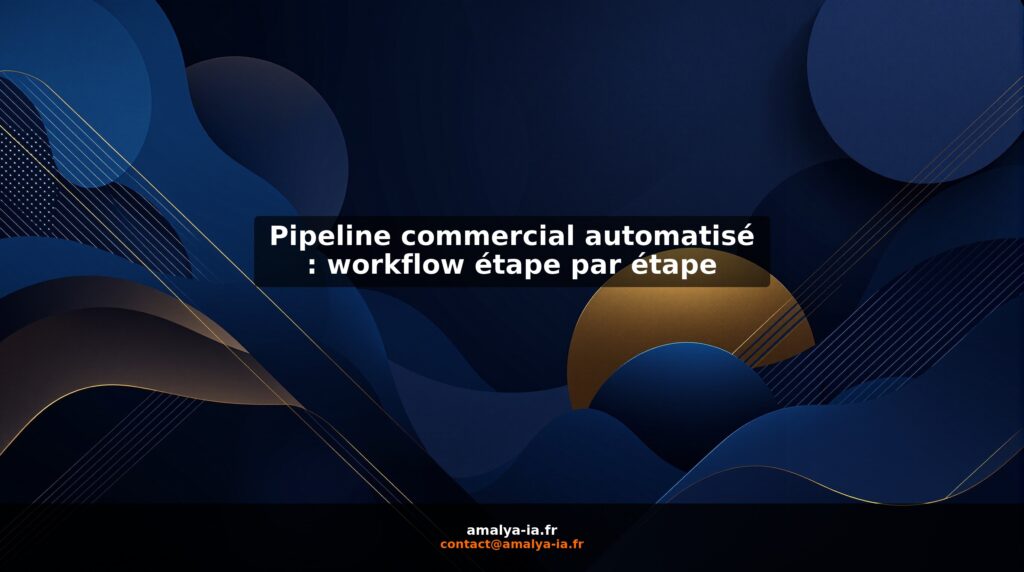Pipeline commercial automatisé : workflow étape par étape