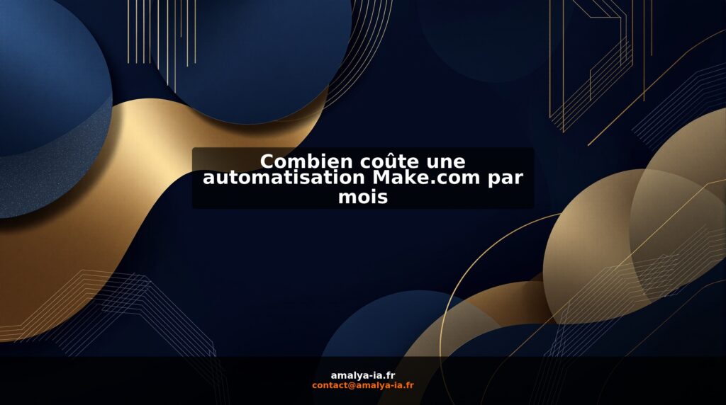 Combien coûte une automatisation Make.com par mois