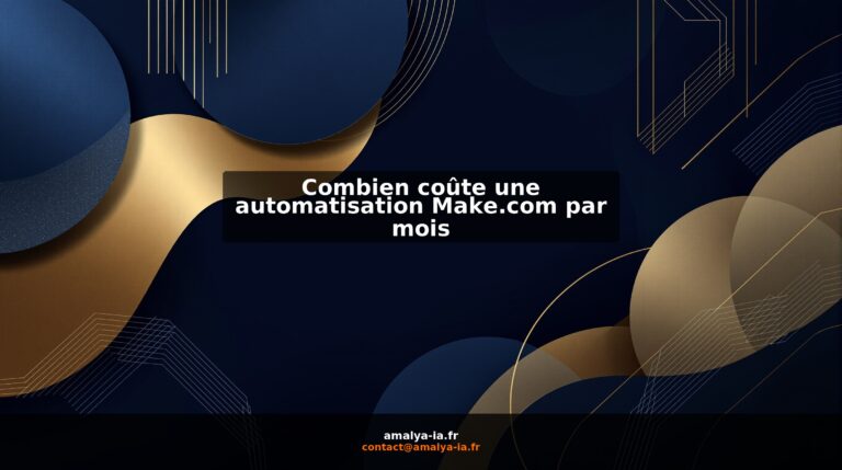 Combien coûte une automatisation Make.com par mois
