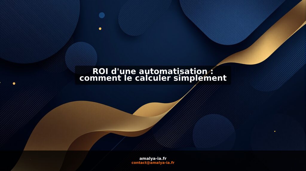 ROI d'une automatisation : comment le calculer simplement