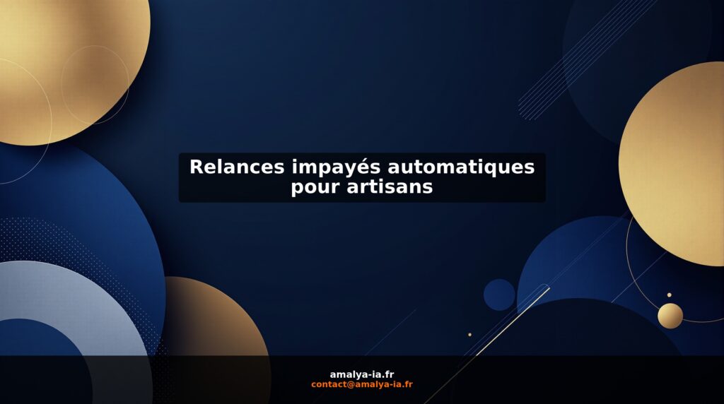 Relances impayés automatiques pour artisans