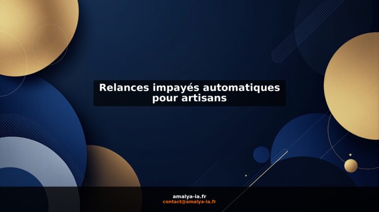 Relances impayés automatiques pour artisans