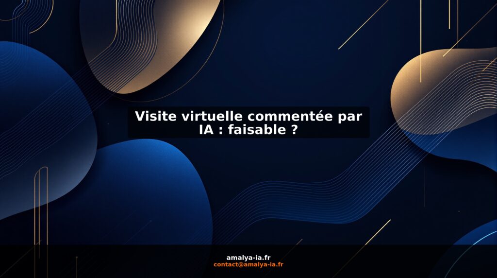 Visite virtuelle commentée par IA : faisable ?