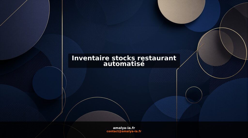 Inventaire stocks restaurant automatisé