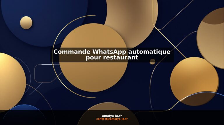 Commande WhatsApp automatique pour restaurant