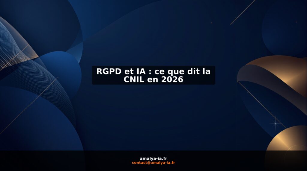 RGPD et IA : ce que dit la CNIL en 2026