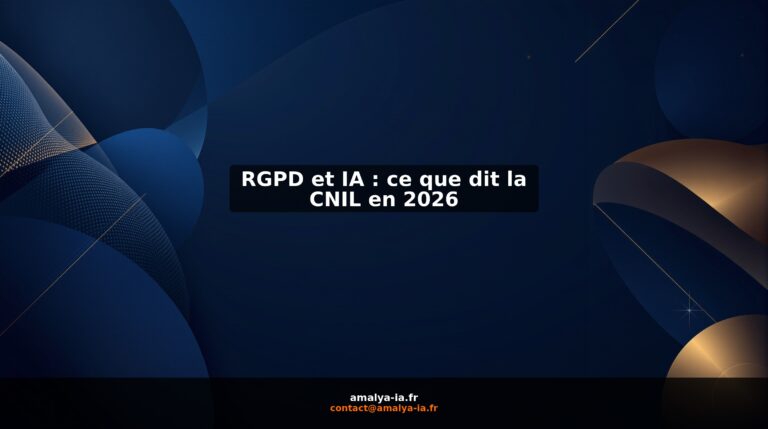 RGPD et IA : ce que dit la CNIL en 2026