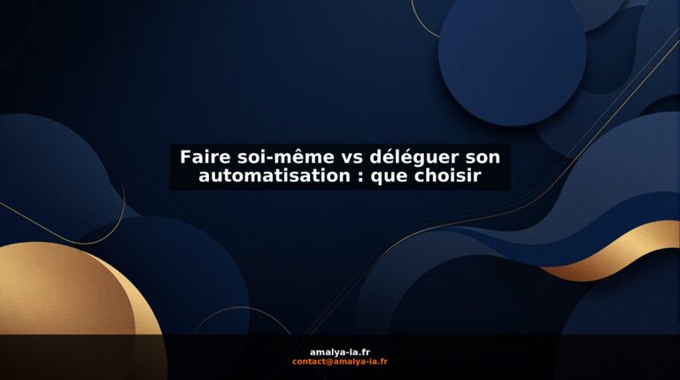 Faire soi-même vs déléguer son automatisation : que choisir