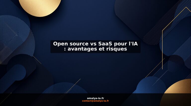 Open source vs SaaS pour l'IA : avantages et risques